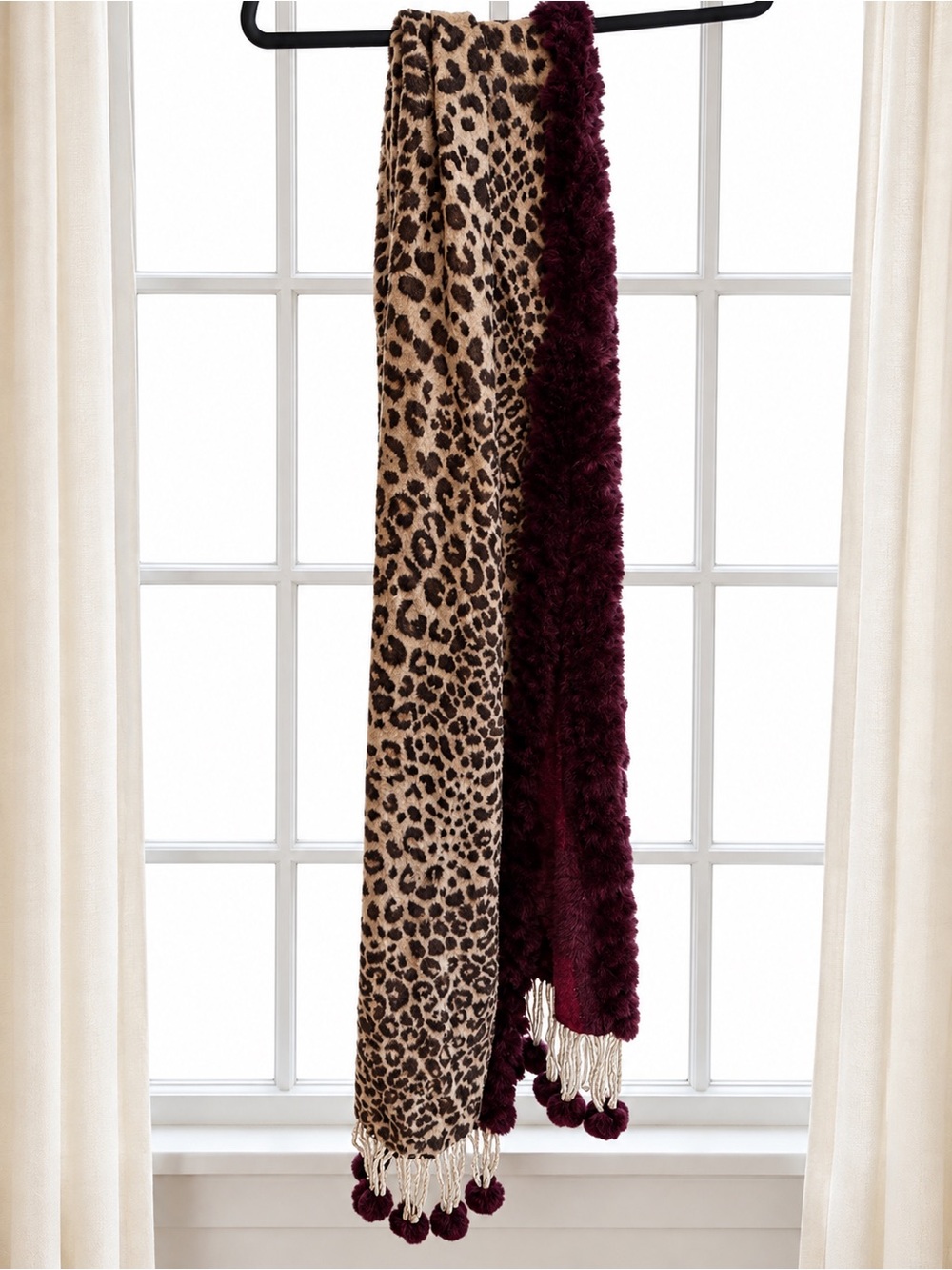 GORSKI authentic 100% Cashmere and Fur wrap/stole